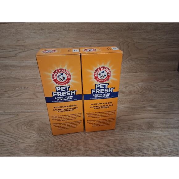 Lot Of 2 ARM & HAMMER Pet Fresh Odor Eliminator Powder Carpet Deodorizer - Picture 3 of 3